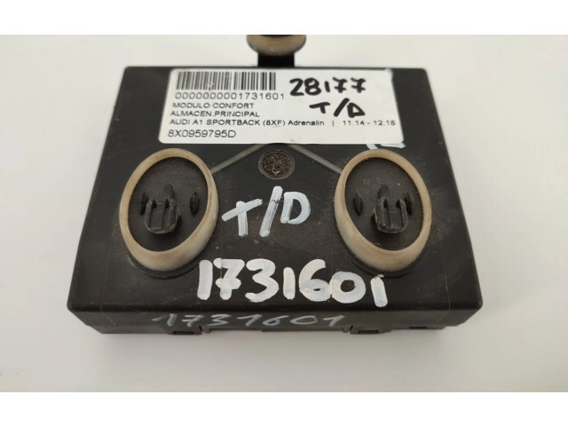 Блок комфорта 8X0959795D   Audi A1   