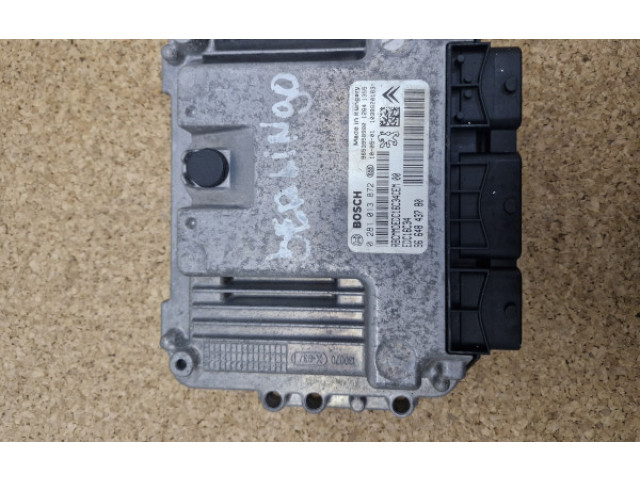 Блок управления двигателя 9664843780, 0281013872 Citroen Berlingo