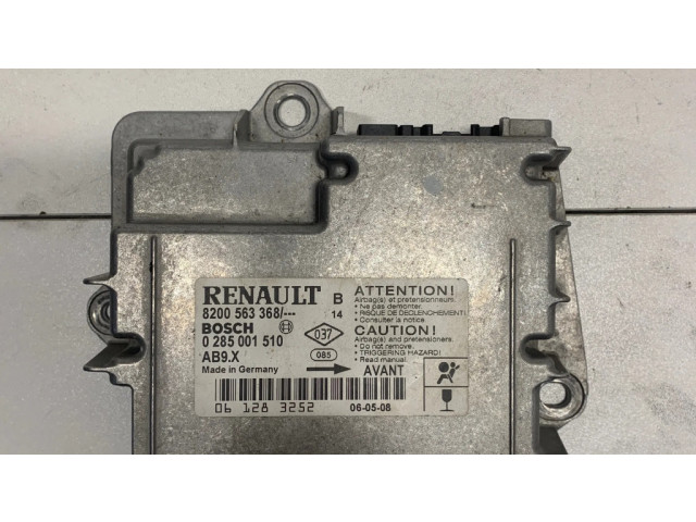 Блок подушек безопасности 8200528766, 0285001511   Renault Clio III