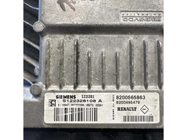 Řídící jednotka 8200565863, S122326108A Renault Megane II 2006