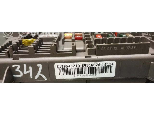   Pojistková skříňka 518954021A, 693168704   BMW X6 E71 2010