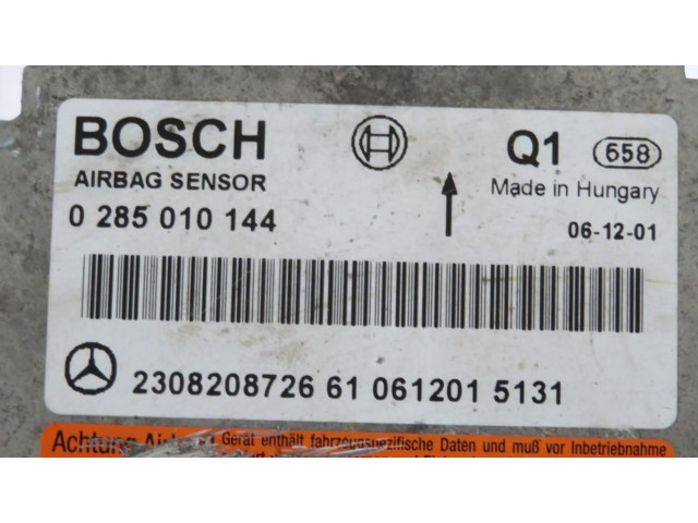 Блок подушек безопасности A2308208726, A2308207126   Mercedes-Benz SL R230