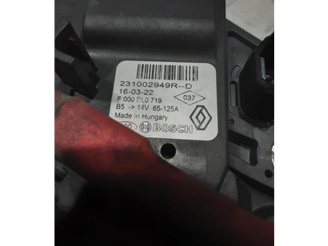Генератор 231002949R, 231002949R Dacia Dokker