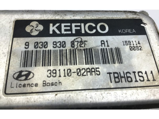 Блок управления двигателя 39110-02AA5   Hyundai Getz