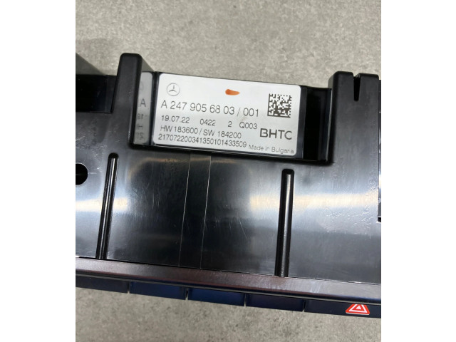 Блок управления климат-контролем A2479006803   Mercedes-Benz GLB x247