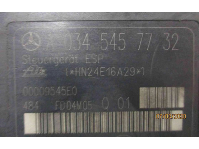 Jednotka ABS A0054312912, A0054312912   Mercedes-Benz C W203 2001