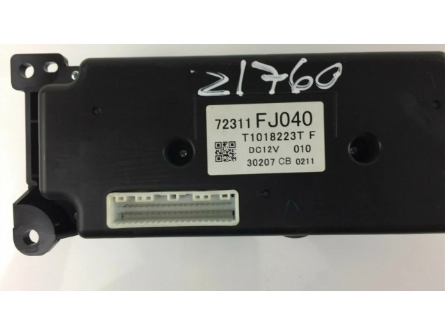 Блок управления климат-контролем 72311FJ040, Z1760   Subaru XV