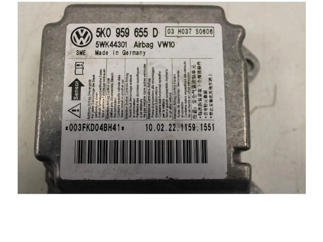 Блок подушек безопасности 5K0959655D Volkswagen Golf Plus