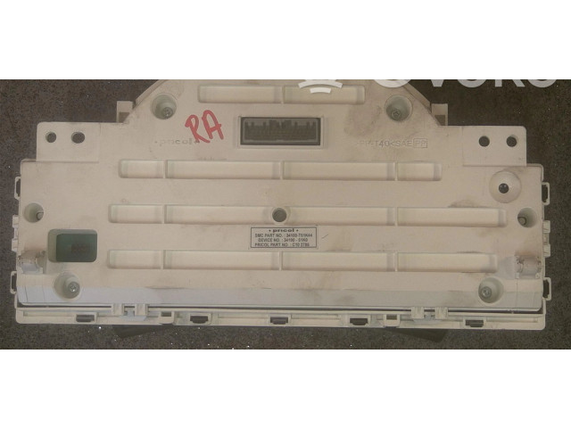 Панель приборов    Suzuki Splash       