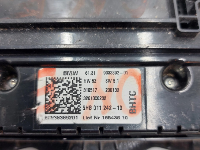 Блок управления климат-контролем 9383892 Mini Cooper Countryman F60