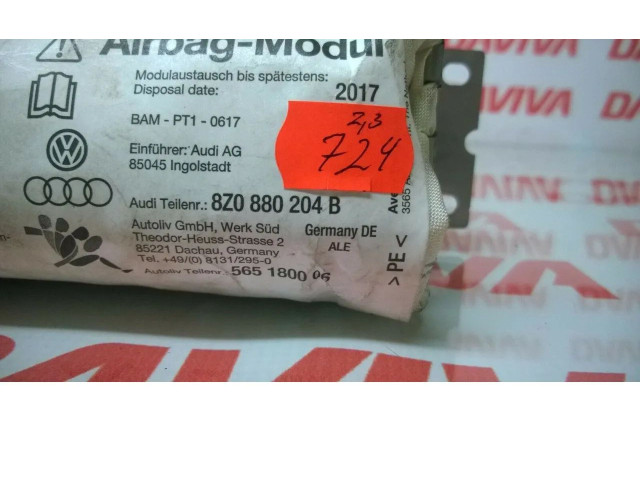 Подушка безопасности пассажира 8Z0880204B Audi A2