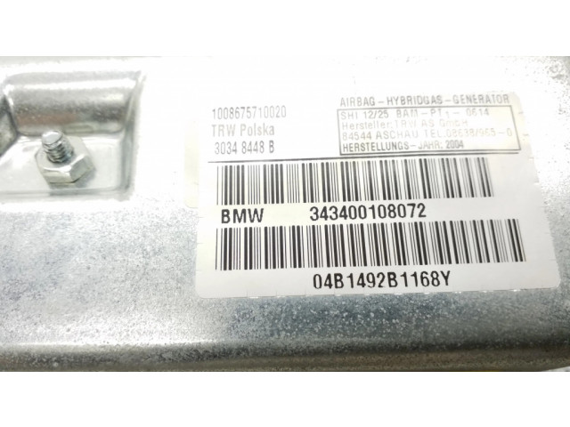 Подушка безопасности в сиденье 30348448B, 343400108072 BMW X3 E83