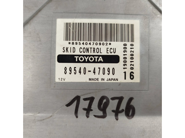 Řídící jednotka 89540-47090 Toyota Prius (XW20) 2007