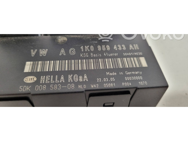 Блок комфорта 1K0959433AH, 00030000   Skoda Octavia Mk2 (1Z)   
