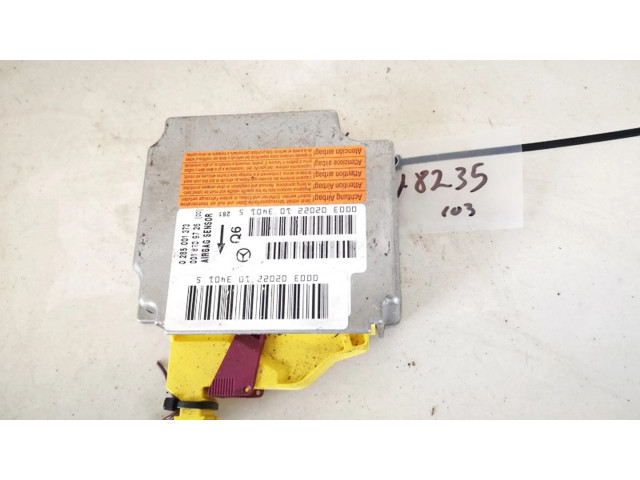 Блок подушек безопасности 0285001373, 0018209726   Mercedes-Benz C W203