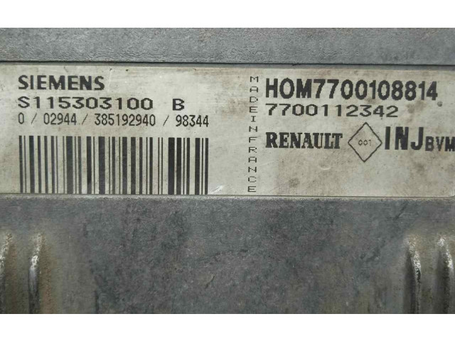 Блок управления SIEMENS Renault Clio II