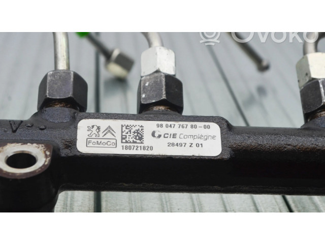 Топливная рампа 9804776780, 9676643880   Ford Kuga II 1.5 