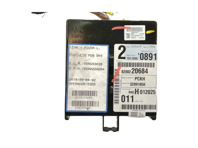 Pojistková skříňka Řídící jednotka BSM 216532948 Renault Vel Satis 2003