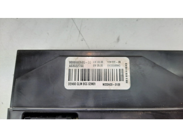 Блок комфорта 9666580580 Citroen C4 Grand Picasso