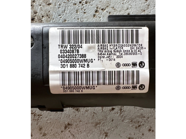 Боковая подушка безопасности 3D1880742B, 0334087B Volkswagen Phaeton