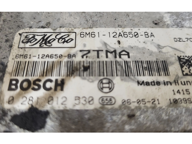 Řídící jednotka 6M6112A650BA, 0281012530 Mazda 3 I 2007