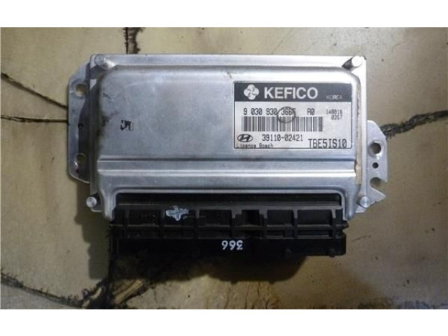 Блок управления двигателем Блок управления 9030930366F, 3911002421 Hyundai Getz