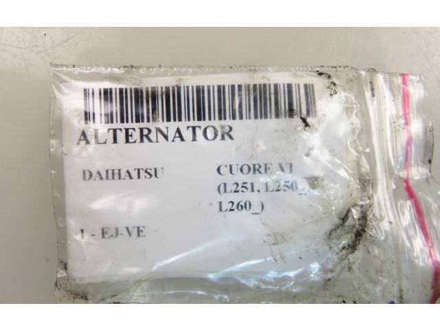 Генератор 2706097202, 2706097202 Daihatsu Cuore