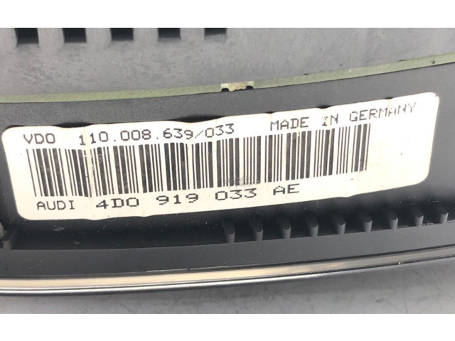 Přístrojová deska Audi A8 S8 D2 4D 1997 4D0919033AE