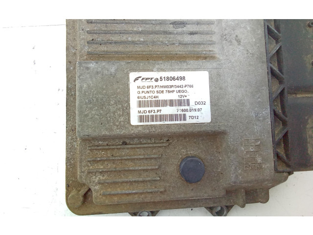 Блок управления климат-контролем 51806498, 199A2000 Fiat Grande Punto