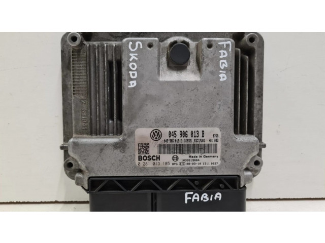 Блок управления двигателя 045906013B, 045906013E Skoda Fabia Mk2 (5J)