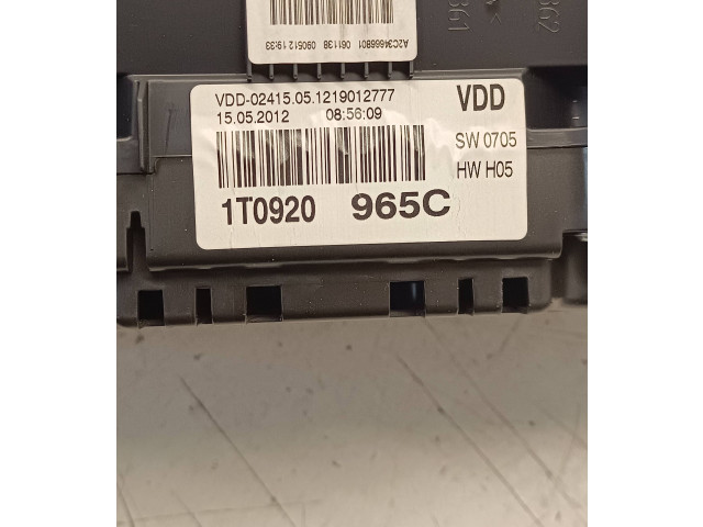 Панель приборов VDD02415, 1219012777 Volkswagen Touran II