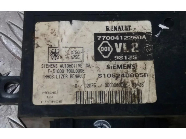 Блок управления двигателя 7700412260A   Renault Twingo I