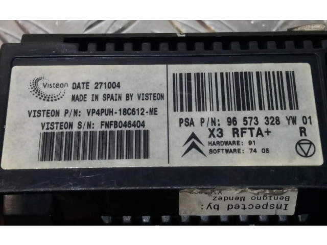 Блок управления климат-контролем 96573328   Citroen Berlingo