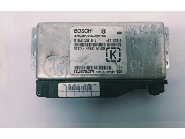 Řídící jednotka 478506f600 Nissan Micra 1999