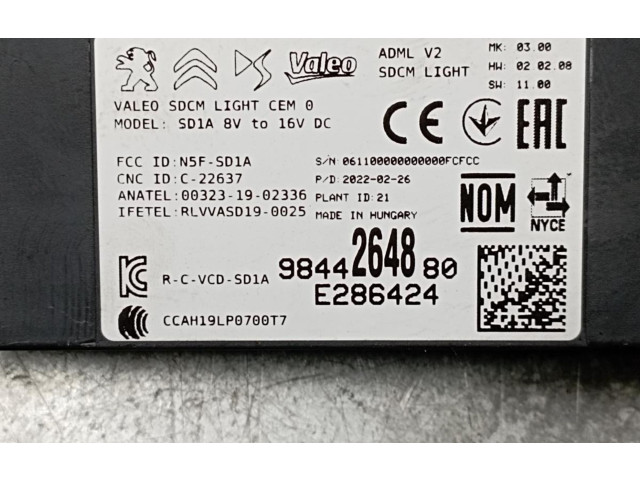 Блок комфорта 9844264880, E286424   Citroen C4 III e-C4   