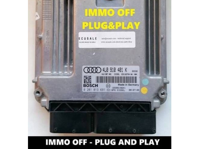 Řídící jednotka 4L0910401K, 0281013691 Audi Q7 4L 2007