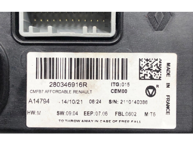 Дисплей    280346916R   Renault Clio V