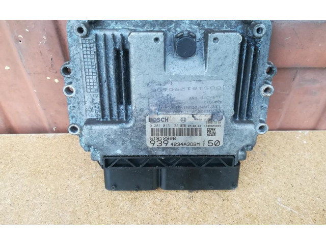 Блок управления двигателя 51812906, 150KM Alfa Romeo 159