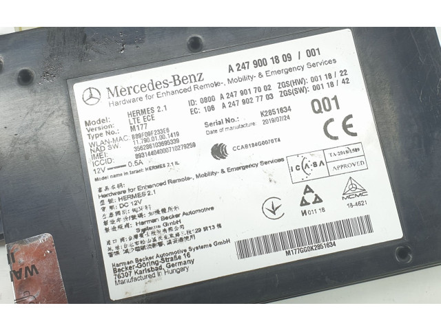 Блок управления A2479001809, A2479001809   Mercedes-Benz GLE W167