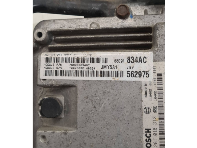 Блок управления двигателя P05150620AC, 0281018312   Fiat Freemont