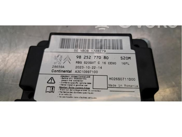 Блок подушек безопасности 9825277080   Citroen C3 Aircross