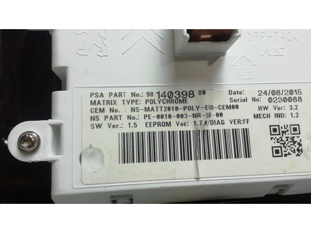 Панель приборов 9814039880 Citroen DS4