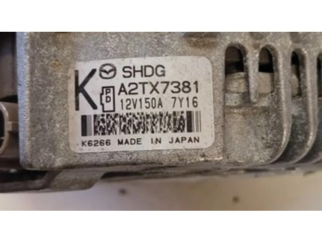 Генератор A2TX7381, 12V150A7Y16 Mazda 6