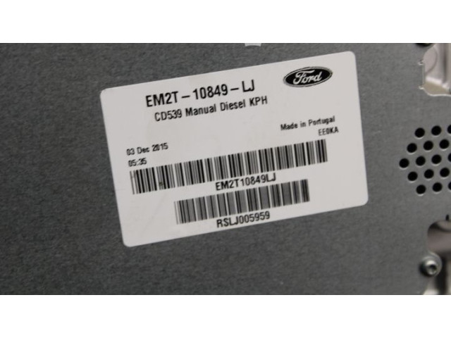 Přístrojová deska Ford S-MAX 2016