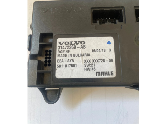 Блок управления климат-контролем 31472269, XXX72809   Volvo XC60