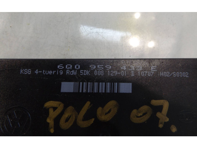 Блок комфорта 6Q0959433E   Volkswagen Cross Polo   