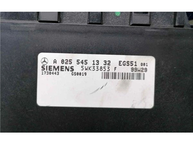 Блок управления коробкой передач 5WK33853F, A0255451332   Mercedes-Benz E AMG W210