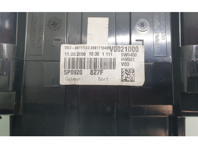 Přístrojová deska Seat Altea XL 2008 5P0920827F