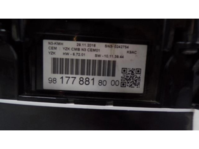 Přístrojová deska  Citroen Berlingo 2018   