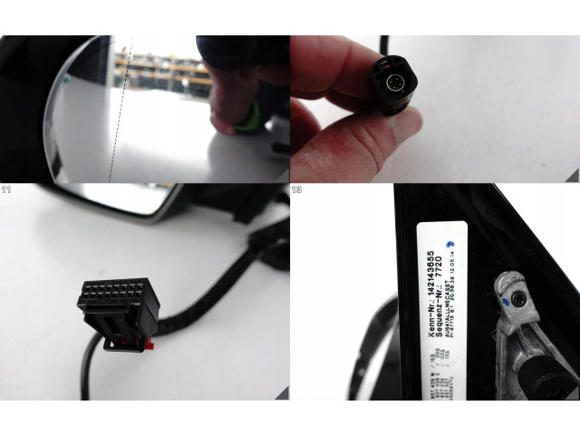 Zpětné zrcátko Audi A8 S8 D4 4H 2013 4H1857409M